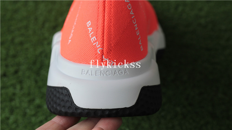 Balenciaga Speed Trainer Sock Orange Red